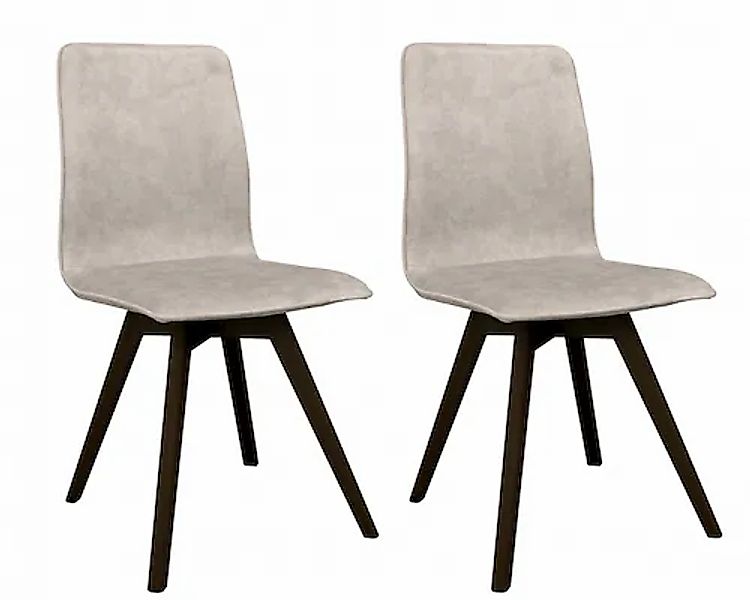 andas Esszimmerstuhl »Rania«, (Set), 2 St., Samtvelours, Massivholzgestell, günstig online kaufen