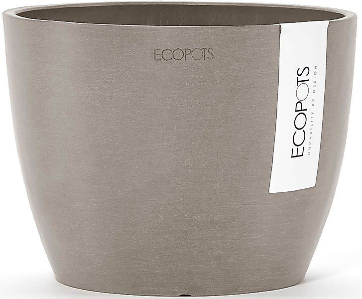 ECOPOTS Blumentopf Stockholm Mini 16 Taupe, für innen und außen: frostsiche günstig online kaufen