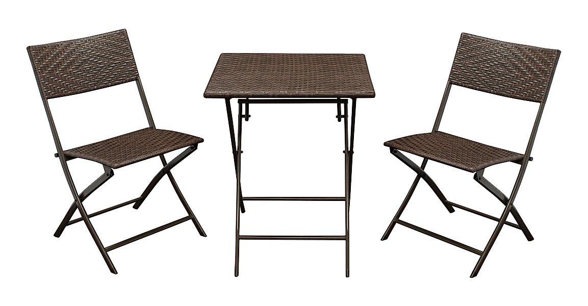 DEGAMO Balkonset ROSSANO, (3-tlg), klappbar, Metall günstig online kaufen