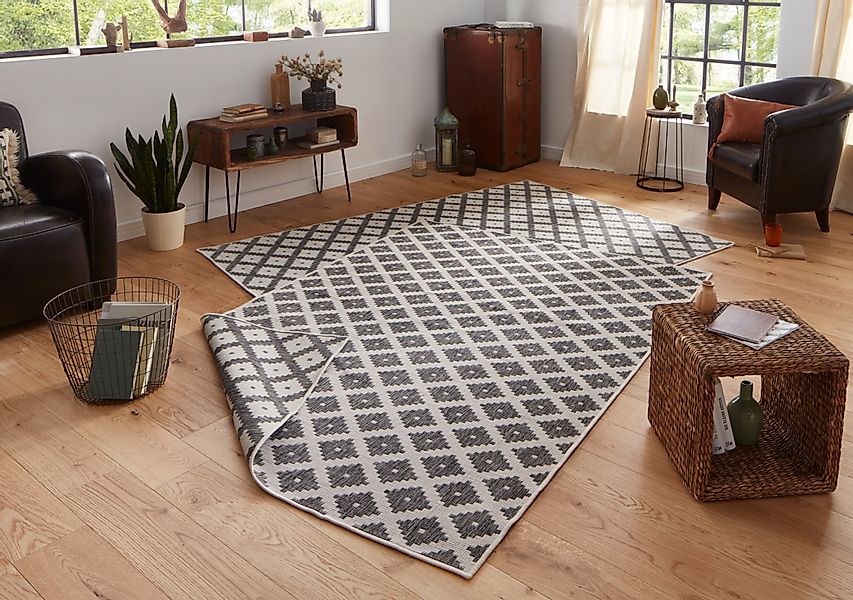 NORTHRUGS Teppich »Nizza Wendeteppich«, rechteckig, 5 mm Höhe, In-& Outdoor günstig online kaufen