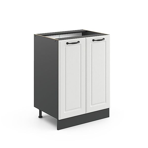 Vicco Unterschrank R-Line, Weiß Landhaus/Anthrazit, 60 günstig online kaufen