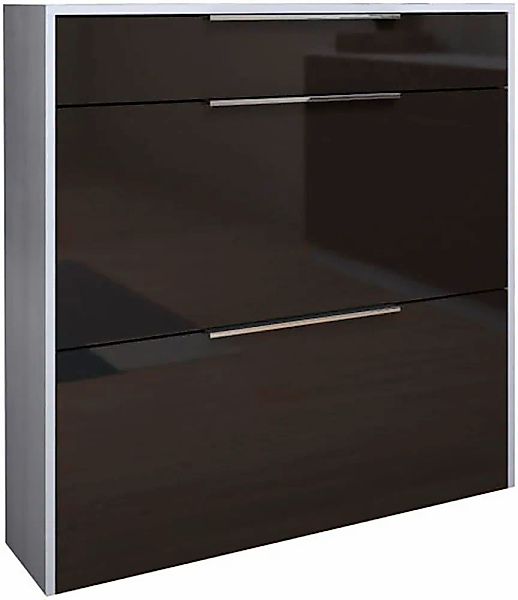 borchardt Möbel Schuhschrank "Olivia", Wandmontage, stehende Montage & Glas günstig online kaufen