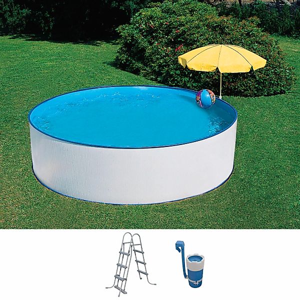 SUMMER FUN Rundpool "SKIMMY II", (Set, 3 tlg.), mit Sicherheitsleiter und K günstig online kaufen