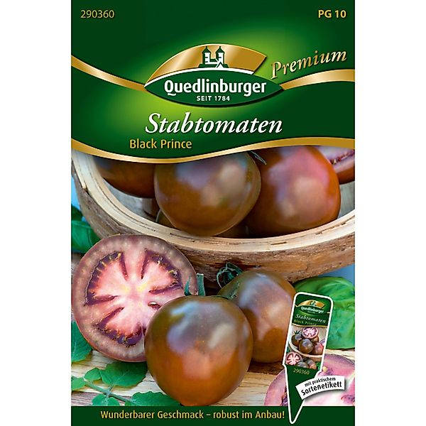 Quedlinburger Stab-Tomate Black Prince Loses Saatgut günstig online kaufen