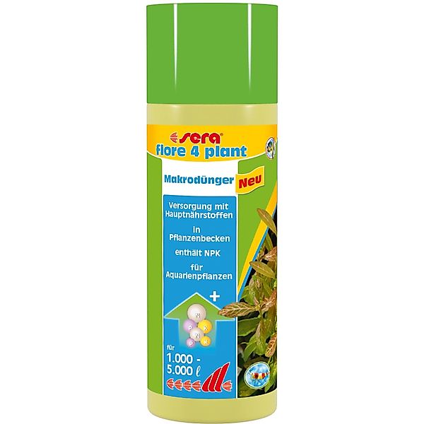 Sera Systemdünger Flore 4 Plant 250 ml günstig online kaufen