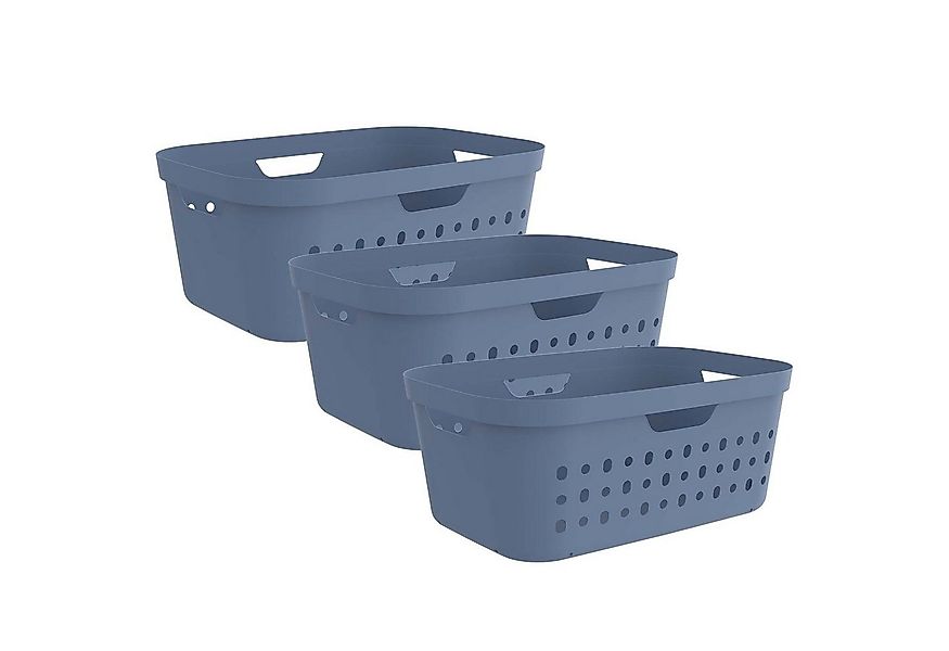 ROTHO Wäschekorb (Wäschekorbset, 3er-Set) günstig online kaufen