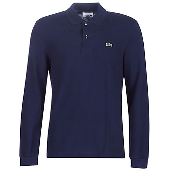 Lacoste Langarm-Poloshirt Navy - Größe XXL günstig online kaufen