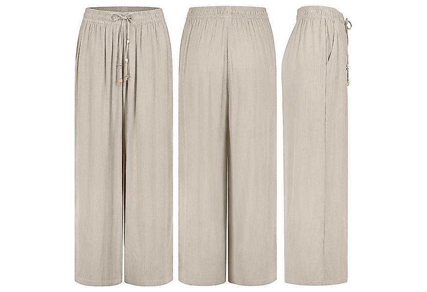 Eight2Nine Chinos Damen Luftige Sommerhose Freizeit Weit geschnitten Stoffh günstig online kaufen