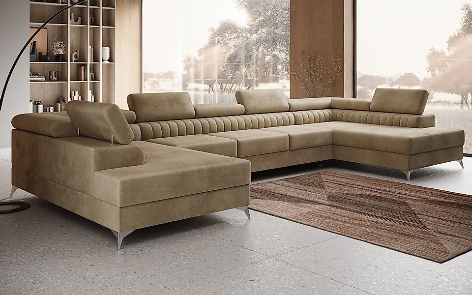 Luxusbetten24 Schlafsofa Designer Sofa Aurea U günstig online kaufen