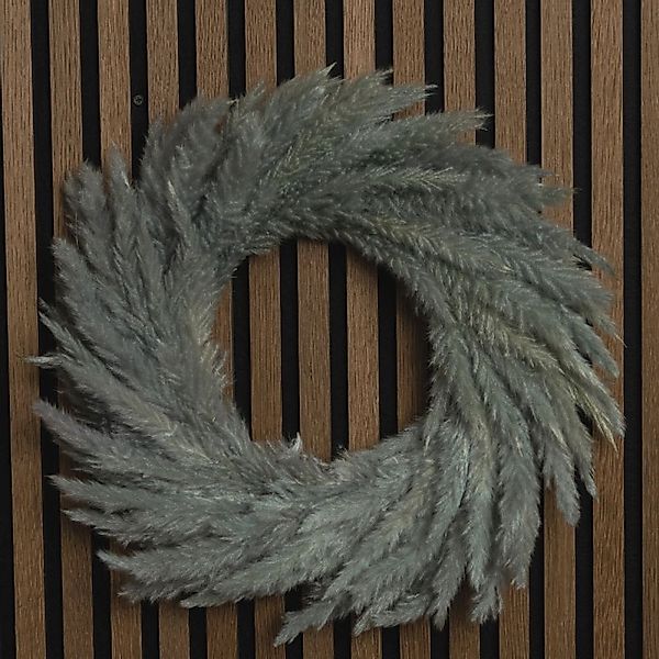 Dekokranz Pampasgras grau/natur – Kranz 45x45 cm günstig online kaufen
