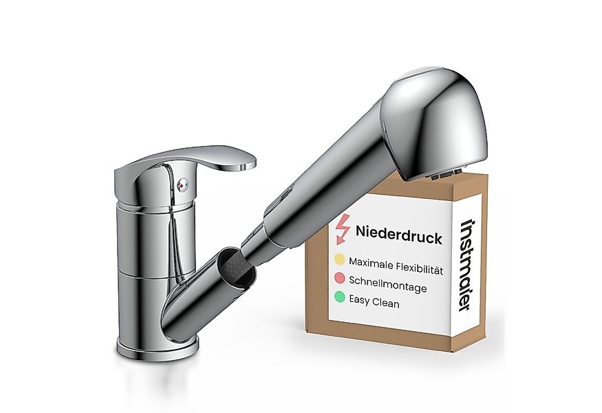 instmaier Spültischarmatur instmaier Elena, Wasserhahn Küche, Mit Geschirrb günstig online kaufen
