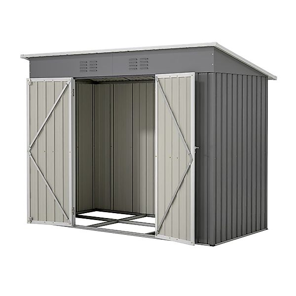 autolock Gartenhaus 8x4 FT Metall Gerätehaus günstig online kaufen