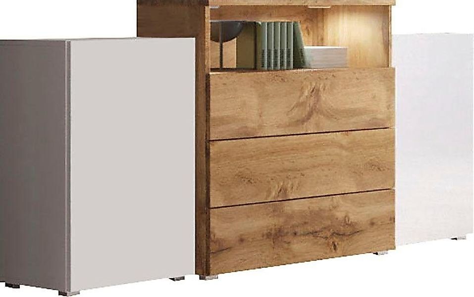 INOSIGN Sideboard URBAN III, Moderne Kommode mit 3 Schubladen und 4 Fächern günstig online kaufen