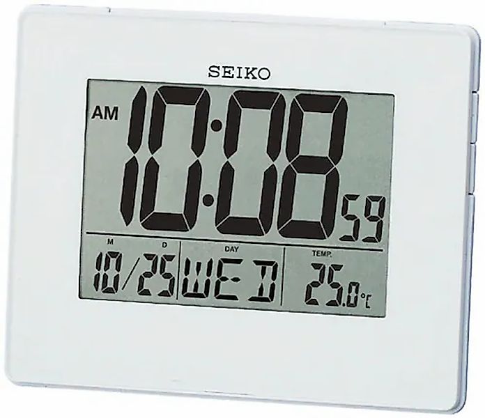 Seiko Quarzwecker, Wecker, Digitalwecker, Datum, Beleuchtung, 12/24 Std. An günstig online kaufen