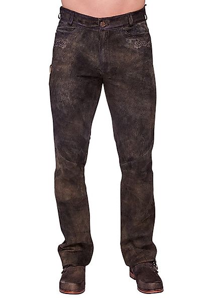 Maddox Trachtenlederhose Lederhose lang - FLORINUS - smoke II günstig online kaufen
