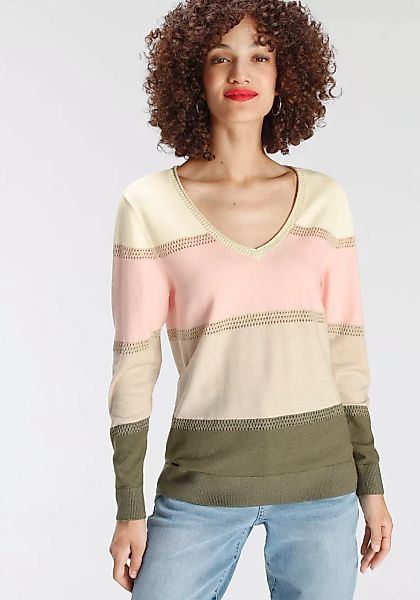 AJC V-Ausschnitt-Pullover günstig online kaufen