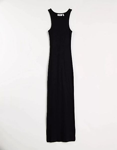 Weekday – Stella – Tanktop-Kleid aus Bio-Baumwolle in Schwarz günstig online kaufen