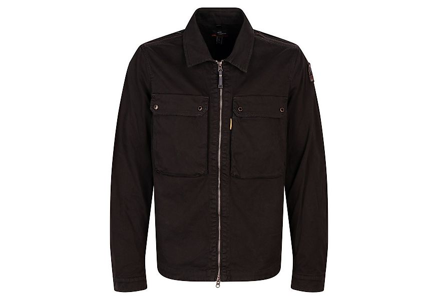 Parajumpers Hemdjacke PJS TEL - Hemdjacke Overshirt Herren Black Schwarz günstig online kaufen