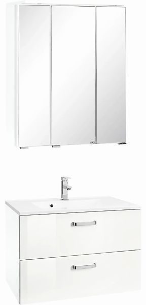 welltime Badmöbel-Set "Ravenna" 2 Stk. tlg. mit Soft-Close Funktion günstig online kaufen