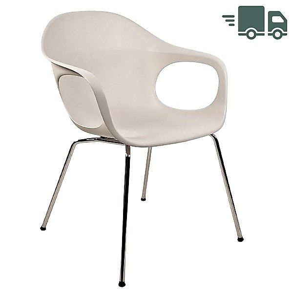 Kristalia ELEPHANTINO | Esszimmerstuhl | Kantinenstuhl | Schale Elfenbein | günstig online kaufen