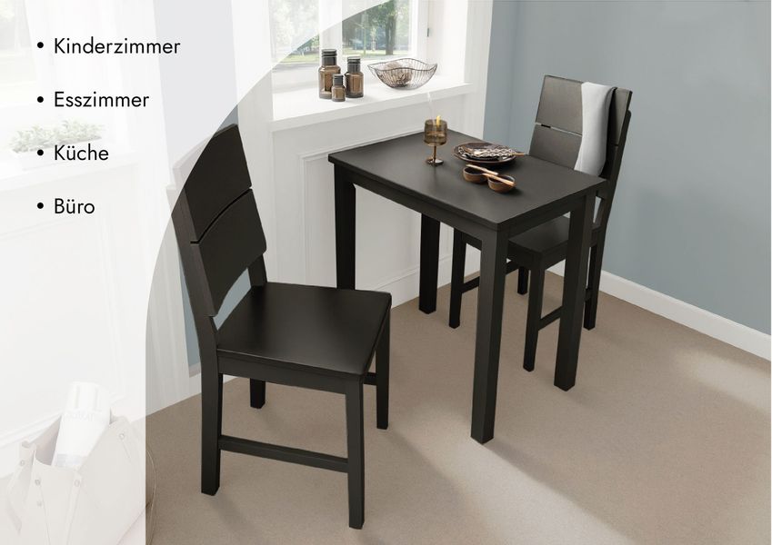 Woodroom Essgruppe Kota, (aus Hevea Massivholz, günstig online kaufen