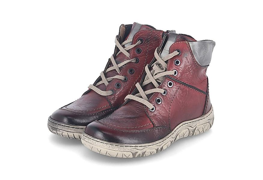 KRISBUT Krisbut 3307-1 PO Damen Glattleder rot Schnürstiefel günstig online kaufen