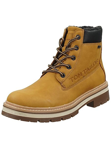 TOM TAILOR Schnürstiefel "Tom Tailor Stiefel Lederimitat/Textil" günstig online kaufen