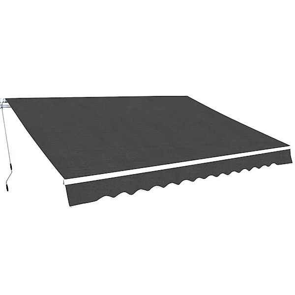 vidaXL Markise Gelenkarmmarkise 350 cm Anthrazit günstig online kaufen