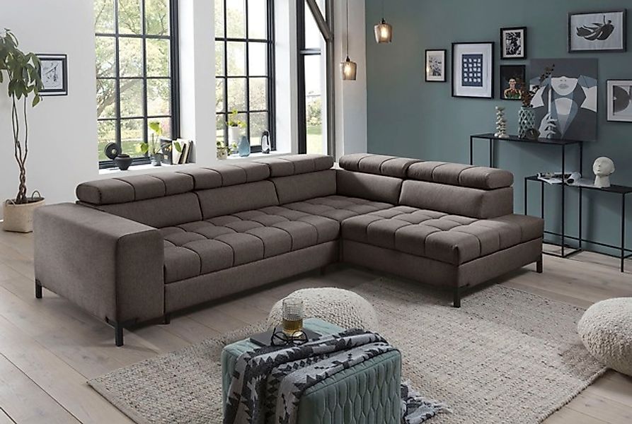 exxpo - sofa fashion Ecksofa »Bocco, hochwertige Verarbeitung, toller Sitzk günstig online kaufen