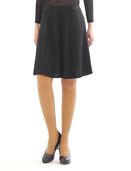 SYS Midirock Swing Rock Midi Falten-Rock Gummibund hohe Taille maxi Midiroc günstig online kaufen