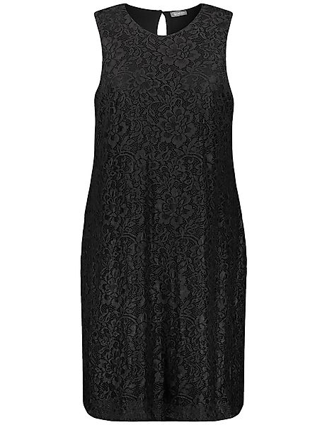 Samoon A-Linien-Kleid Ärmelloses Spitzenkleid mit Stretchkomfort günstig online kaufen
