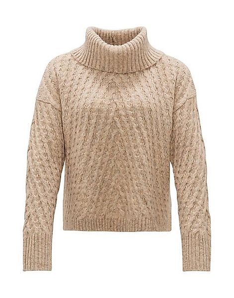 OPUS Strickpullover Grobstrickpullover PLINEA Regular mit Wolle günstig online kaufen