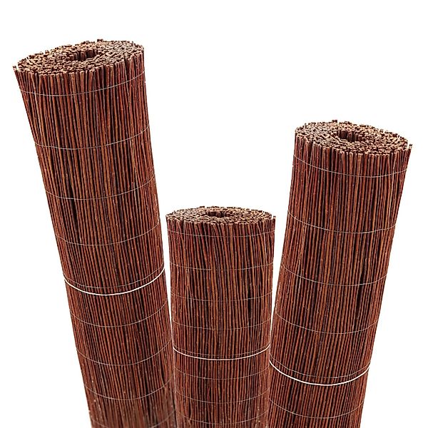 Aquagart Weidenmatte 10m x 80 cm I Sichtschutzmatte Aus Weiden Sichtschutz günstig online kaufen