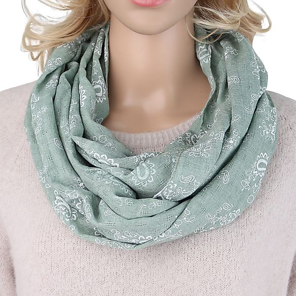 MIRROSI Loop Damen Schal mit Paisley günstig online kaufen