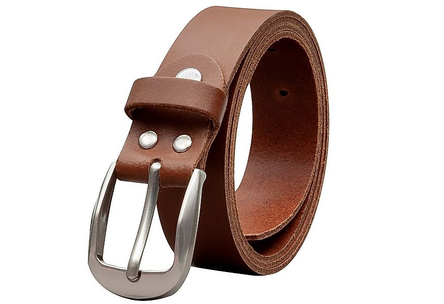 COLOGNEBELT Ledergürtel OM32-SL-Hellbraun MADE IN GERMANY, Hellbraun Kürzba günstig online kaufen