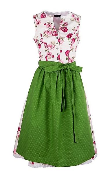 Ramona Lippert Dirndl Christine 2 teilig Rosen hochgeschlossen Rocklänge 65 günstig online kaufen