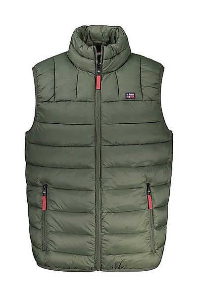NORWAY 1963 Outdoorjacke Grünes Herrenhemd ohne Ärmel mit Taschen und kontr günstig online kaufen