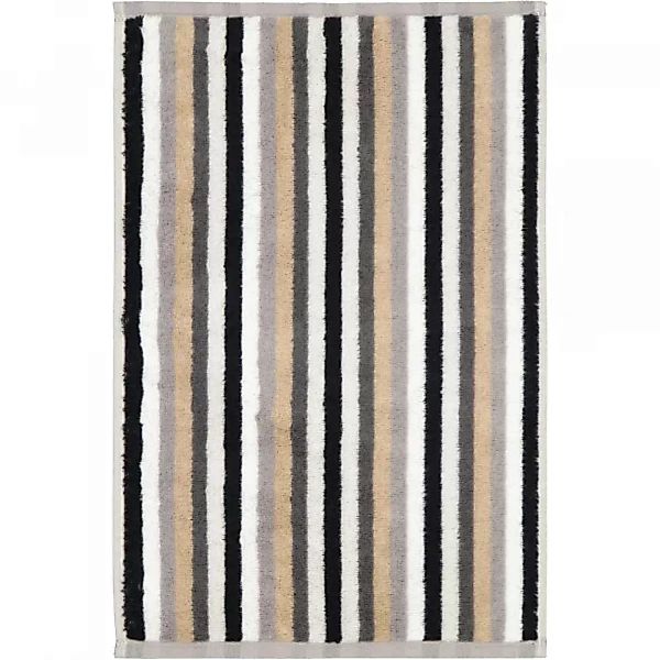 Cawö Handtücher Shades Streifen 6235 - Farbe: stein - 77 - Gästetuch 30x50 günstig online kaufen