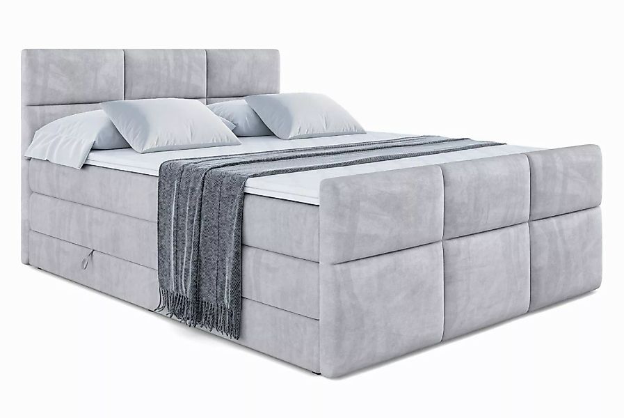 ALTDECOR Boxspringbett OHIO-Z KING (Multipocket-Matratze H4, günstig online kaufen