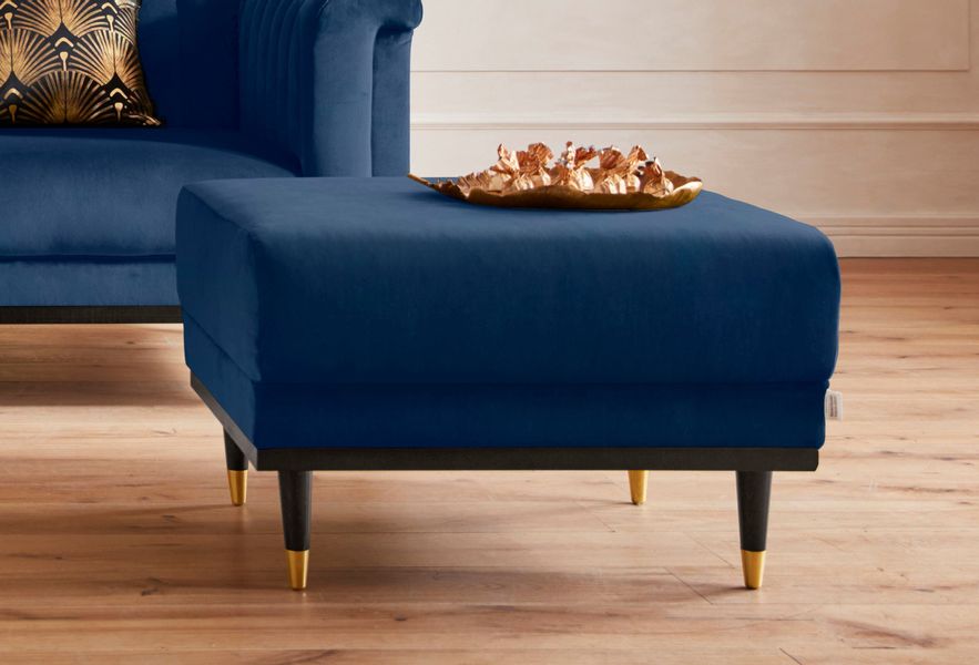 Home affaire Hocker "Chamby" mit Holzrahmen unten günstig online kaufen