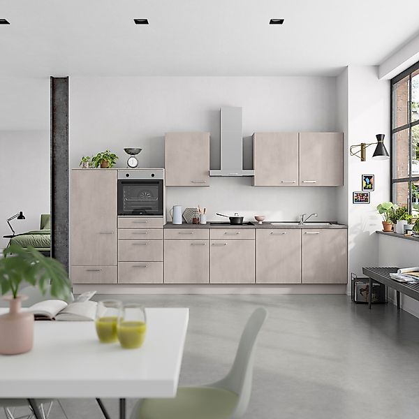 nobilia Küchenzeile ""Riva I"" vormontiert, Ausrichtung wählbar, Breite 360 günstig online kaufen