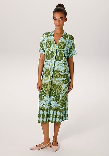 Aniston CASUAL Sommerkleid mit extravagantem, grafischen Druck günstig online kaufen