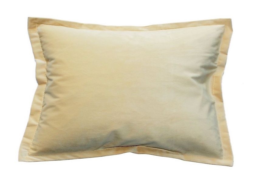 Haus und Deko Kissenbezug Kissenbezug Samt weich mit 2 cm Steg Kissenhülle günstig online kaufen