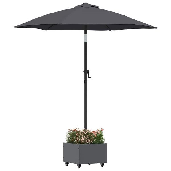 vidaXL Schirmhalter Parasol Untergrund mit Blumenkübel günstig online kaufen