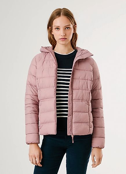 Pepe Jeans Steppjacke "SALLY SHORT" mit Kapuze tailliert, mit verstellbarem günstig online kaufen