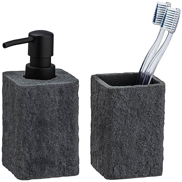 WENKO Badaccessoire-Set Villata, Set, 2 tlg. günstig online kaufen
