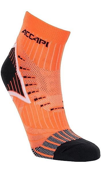 Accapi Laufsocken Quarter Running Touch orange/schwarz - 1 Paar günstig online kaufen
