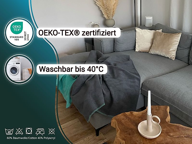 Wohndecke, ZOLLNER, 150 x 200 cm, günstig online kaufen