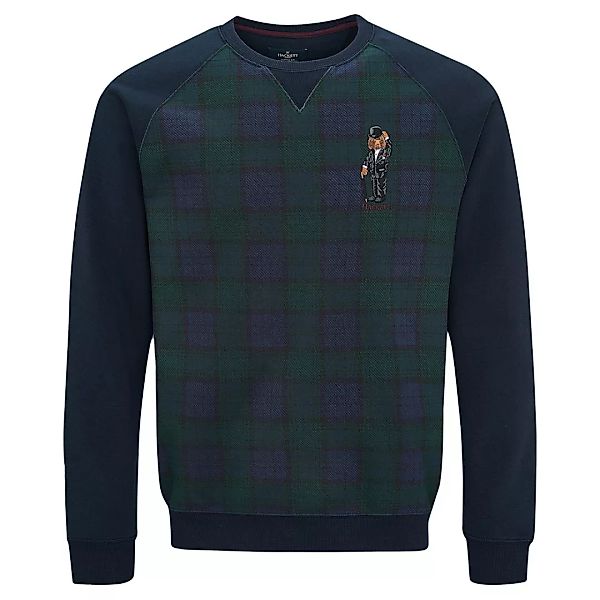 Hackett Harry Tartan Sweatshirt S Navy / Green günstig online kaufen