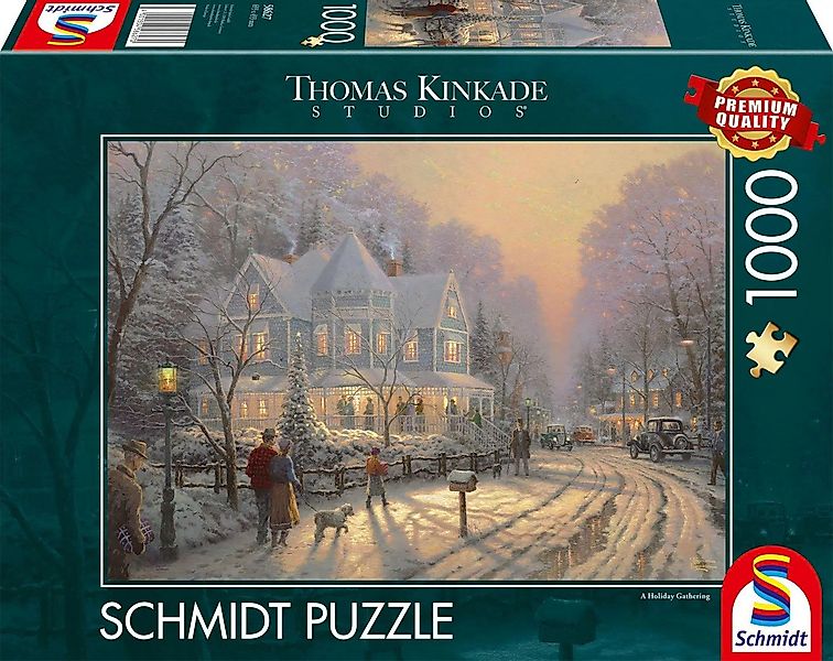 Schmidt Spiele Puzzle Feierliche Weihnachtstage, 1000 Puzzleteile günstig online kaufen